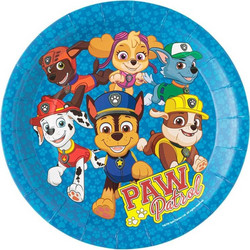 Πιάτα Πάρτι Χάρτινα Paw Patrol 23cm - 6 τμχ