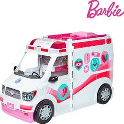 Mattel Barbie Κινητό Ιατρείο-Ασθενοφόρο FRM19