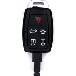 Ανταλλακτικό κέλυφος VOLVO με 5 κουμπιά για smart key με λάμα HU101