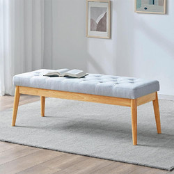 Shally Dogan Σκαμπό Σαλονιού Ξύλινο Γκρι 108x41x40cm 02841899 8054143045611