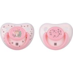 KikkaBoo Ορθοδοντικές Πιπίλες Σιλικόνης 0-6m Savanna Pink 2τμχ