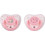 KikkaBoo Ορθοδοντικές Πιπίλες Σιλικόνης 0-6m Savanna Pink 2τμχ