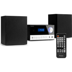 Audizio Toulon Ηχοσύστημα Hi-Fi 50W με CD Player και Bluetooth Black Silver