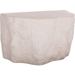 ΚΟΝΣΟΛΑ ΒΡΑΧΟΣ INTERON HM18152.02 FIBER CEMENT ΣΕ ΛΕΥΚΟ--120x50x71Υεκ