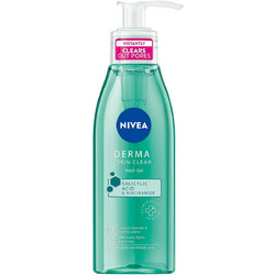 Nivea Derma Skin Clear Anti-Blemish Wash Gel Καθαρισμού Προσώπου 150ml