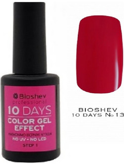 Bioshev 10 Days Color Gel Effect 013 Gloss Βερνίκι Νυχιών Μακράς Διαρκείας 11ml