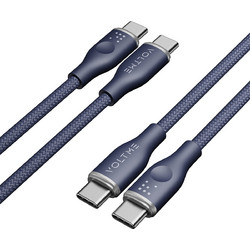 Voltme VO-C2050 Braided USB-C to USB-C 60W 1m Blue