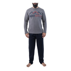 FMS Ανδρική Πυτζάμα Outfitter, Χρώμα Ανθρακί