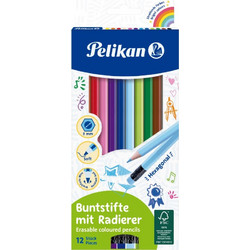 Pelikan Buntstifte Erasable Ξυλομπογιές Σετ 12τμχ