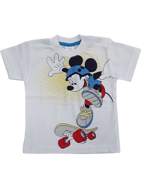 T-shirt Μπλουζάκι Καλοκαιρινό Mickey Beboulino White 80108300011