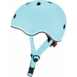 Globber Κράνος Go Up Lights XXS/XS (45-51cm) Pastel Blue με αναλάμπον LED (506-200)