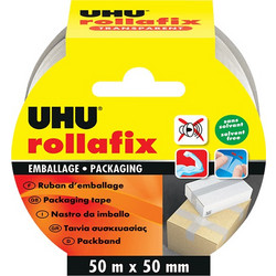 UHU ΤΑΙΝΙΑ ΣΥΣΚΕΥΑΣΙΑΣ ΧΑΜΗΛΟΥ ΘΟΡΥΒΟΥ 50mx50mm ΔΙΑΦΑΝΗ