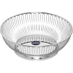 Alessi 826/24 Round Wire Basket Stainless Steel