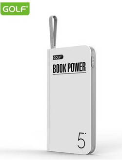 Golf G28 Power Bank 5000mAh με Θύρα USB-A White