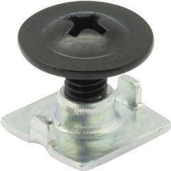 FR AXS/EZX MIDDLE BUCKLE SCREW (MALE + FEMALE) BLACK