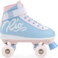 Rio Roller Quad Rollers Ενηλίκων Milkshake Cotton Candy Γαλάζια