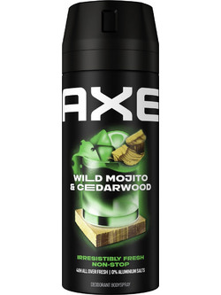 AXE Wild Green Mojito & Cedarwood Ανδρικό Αποσμητικό Spray 48h Χωρίς Αλουμίνιο 150ml