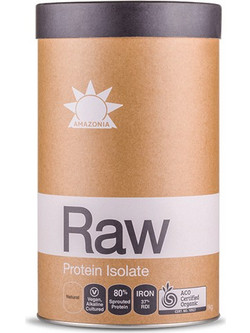 Amazonia Raw Isolate Natural Φυτική Πρωτεΐνη Γράμμωσης Χωρίς Γλουτένη 1kg