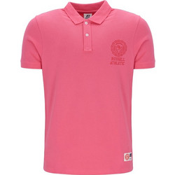 Russell Athletic Ανδρική Αθλητική Μπλούζα Polo Ροζ A4-056-1-376