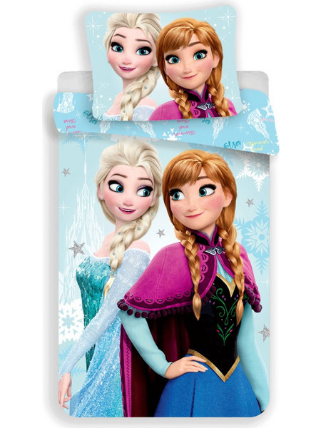 Disney Frozen Light Blue bedding set 140x200cm, 70x90 cm