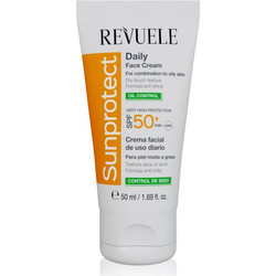 Revuele Sunprotect Daily Oil Control Αντηλιακή Κρέμα Προσώπου SPF50 50ml