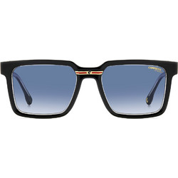 Carrera C02/S 7C508 Ανδρικά Γυαλιά Ηλίου Τετράγωνα Μεταλλικά Μαύρα με Μπλε Degradee Φακό