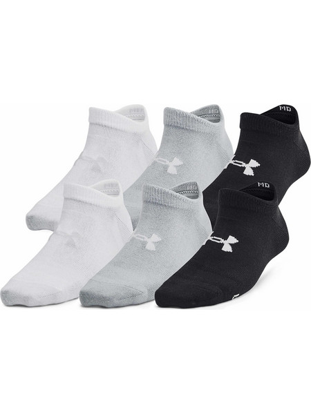UNDER ARMOUR Παιδικές Κάλτσες Yth Essential No Show 6pk BLACK παιδιά