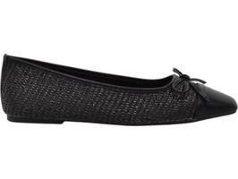 Γυναικείες μπαλαρίνες Seven 138-27A BLK RAFFIA U127A13816E5 μαύρο