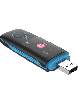 Turbo-X MP3 Twist III MP3 Player 8GB με Οθόνη 0.66" με Ραδιόφωνο Μπλε
