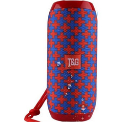 T&G TG-117 Αδιάβροχο Ηχείο Bluetooth 5W με Ραδιόφωνο Μπλε Κόκκινο