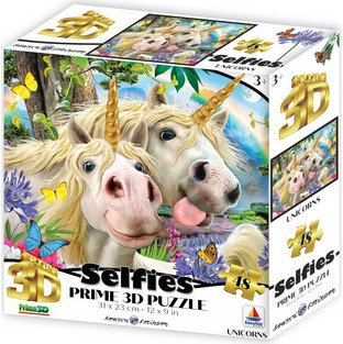 Παιδικό Puzzle Prime 3D Unicorn Selfie 48 Κομμάτια