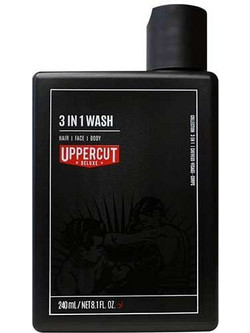 Uppercut Deluxe 3 in 1 Wash Σαμπουάν & Αφρόλουτρο για Επανόρθωση 240ml