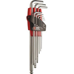 Σετ Γωνιακά Αλλεν Μπίλιας Μακριά 1,5mm - 10mm 9 τεμ Wurth 071540100
