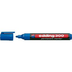Μαρκαδόρος ανεξίτηλος edding 300 μπλε