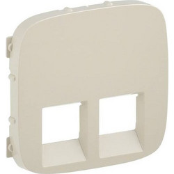 VALENA ALLURE ΠΛΑΚΙΔΙΟ ΠΡΙΖΑΣ 2ΧRJ11/RJ45 IVORY