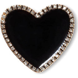 Αξεσουαρ Black Heart with Gold Outline 10011084 UNC unique