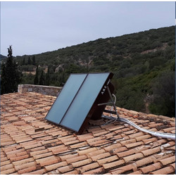 A.S.T. Compact Ηλιακός Θερμοσίφωνας 200lt 3m² Γαλβανιζέ Διπλής Ενέργειας