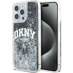 DKNY Liquid Glitter Big Logo iPhone 14 Pro Max Case - Black - (DK000032-0)