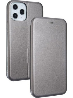 Beline Etui Book Magnetic iPhone 12Pro Max 6,7'' stalowy/steel