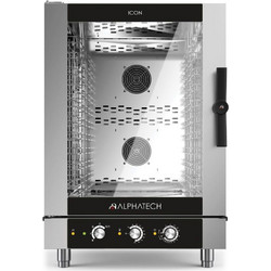 Alphatech ICGM101E Φούρνος Icon αερίου 10 θέσεων μηχανικός