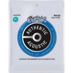 Martin Guitar MA130 Σετ 6 Χορδές Ακουστικής Κιθάρας Silk and Steel 12-47"