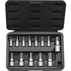 VEVOR Σετ Καρυδάκια Torx 13 Τεμαχίων T8 - T60 S2 και Cr-V Ατσάλι PTTT143812TO25MKPV0