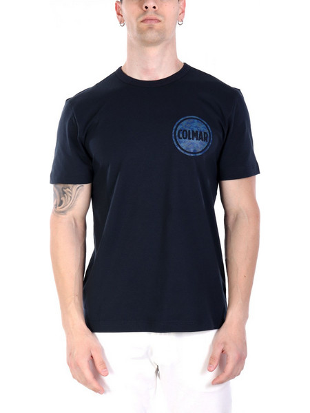 COLMAR T-SHIRT CREW NECK FRIDA LOGO ΜΠΛΕ