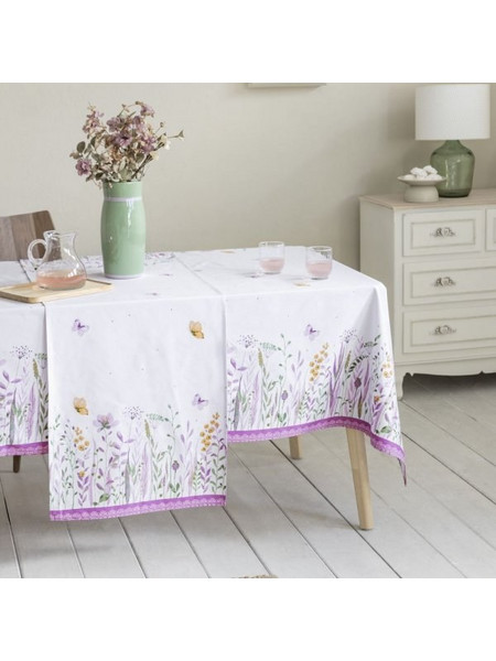 Τραπεζομάντηλο (150x190) Spring Dream Nima Home Λιλά 150x190