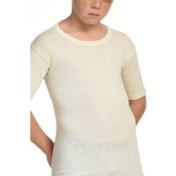 Helios Unisex ιβουάρ φανέλα κοντό μανίκι