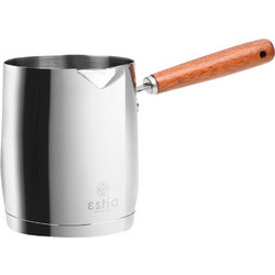 Μπρίκι Ανοξείδωτο Mokka 530Ml Με Ξύλινη Λαβή Estia