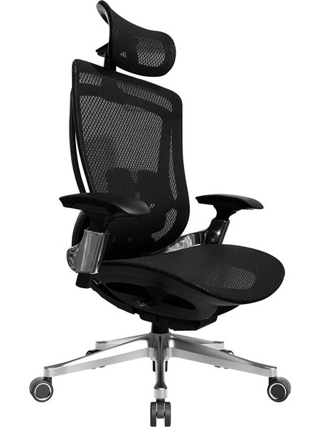 Subsonic Excell Mesh Καρέκλα Γραφείου Μαύρη I-CARE