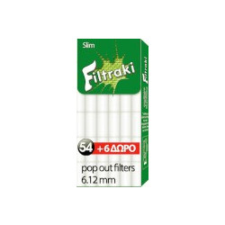 Filtraki 54+6 slim (φιλτράκι στριφτού)