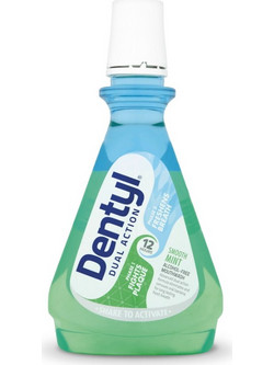 Dentyl Dual Action Smooth Mint Στοματικό Διάλυμα Κατά της Πλάκας & της Ουλίτιδας 500ml