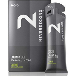 Never Second C30 Energy Gel Citrus 12x60ml